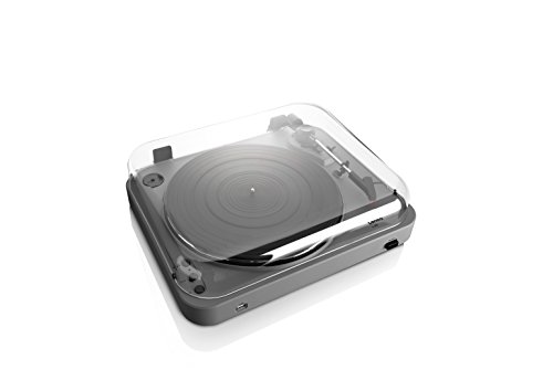 Lenco L-85 Grey USB Semi-Automatic Turntable