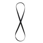 Black Rubber Turntable Replacement Belt, 200mm