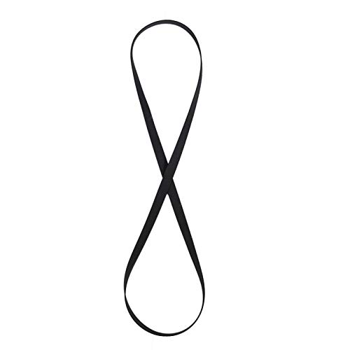 Black Rubber Turntable Replacement Belt, 200mm