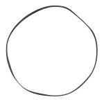 Black Rubber Turntable Replacement Belt, 200mm