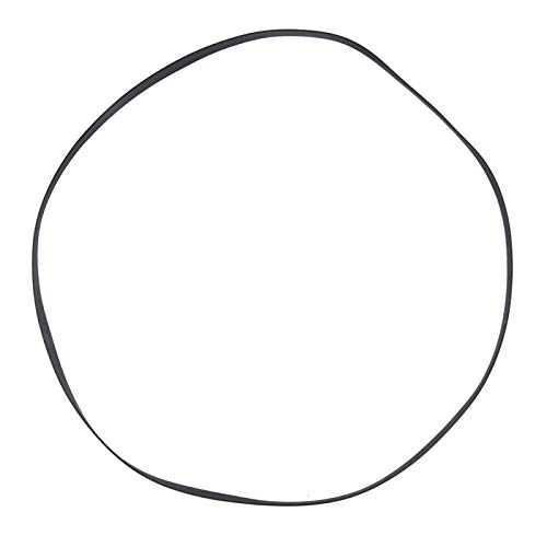 Black Rubber Turntable Replacement Belt, 200mm