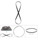 Black Rubber Turntable Replacement Belt, 200mm