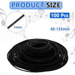 GEEHUA 100 PCS Cassette Recorder Rubber Belts