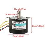 Miniature 220V High Torque Electric Motor 10RPM