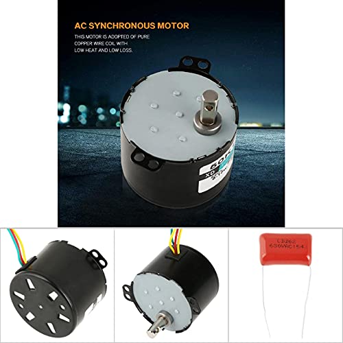 Miniature 220V High Torque Electric Motor 10RPM
