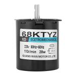 Adjustable 220V Low Speed Electric Motor for Turntables