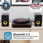 Bluetooth Vinyl Record Player with Premium Cartridge