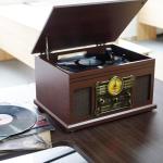 10-in-1 Bluetooth Vinyl Record Player & Turntable