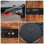 VOSTERIO Bluetooth Turntable with Built-in Speakers