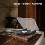 VOSTERIO Bluetooth Turntable with Built-in Speakers