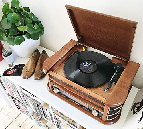 Denver 8-in-1 Retro Record Player HiFi System