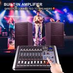 8-Channel Mixer with DSP Reverb Effects for DJs