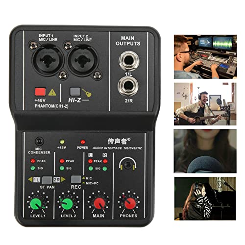 Mini USB Audio Mixer with 40dB Gain