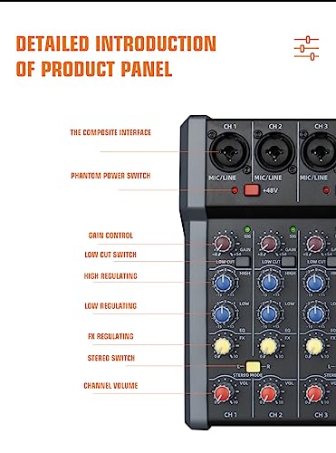 Weymic A60 6-Channel Professional DJ Mixer