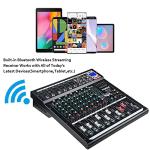 8-Channel Professional Audio Mixer for DJs