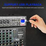 8-Channel Professional Audio Mixer for DJs