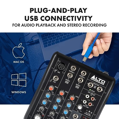 Alto TrueMix 500 Audio Mixer for DJs and Podcasts