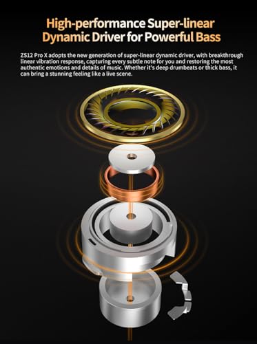 Yinyoo KZ ZS12 PRO Wired In-Ear Monitor Earbuds