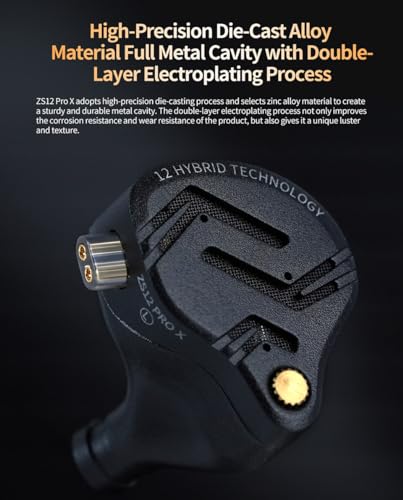 Yinyoo KZ ZS12 PRO Wired In-Ear Monitor Earbuds