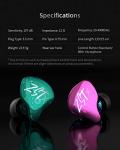 KZ ZST X Dual Driver Wired Earbuds for DJs