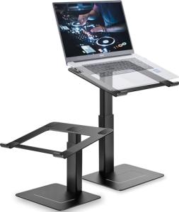 Adjustable DJ Laptop Stand for Desk and Riser