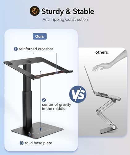 Adjustable DJ Laptop Stand for Desk Support