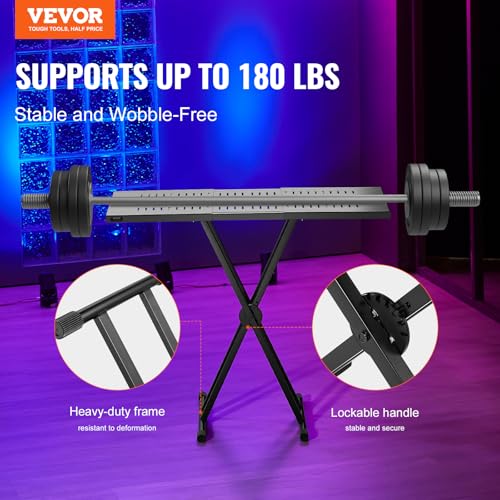 VEVOR Adjustable Portable DJ Table Stand 32"-43