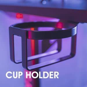 VONYX DB20 DJ Stand with Headphone Mount & Cup Holder