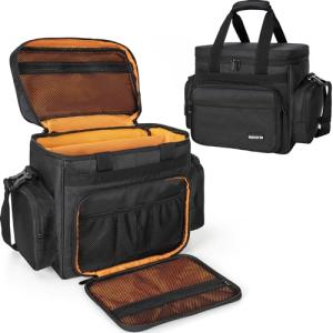 BQKOZFIN Vinyl Records Storage Bag for 30 LPs