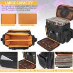 BQKOZFIN Vinyl Records Storage Bag for 30 LPs