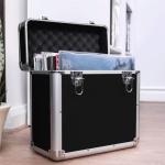 Aluminium DJ Vinyl LP Storage Case - Black