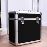 Aluminium DJ Vinyl LP Storage Case - Black