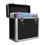 Aluminium DJ Vinyl LP Storage Case - Black