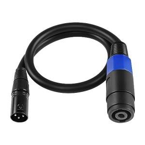 Speakon to XLR 3-Pin Audio Extension Cable 0.5M