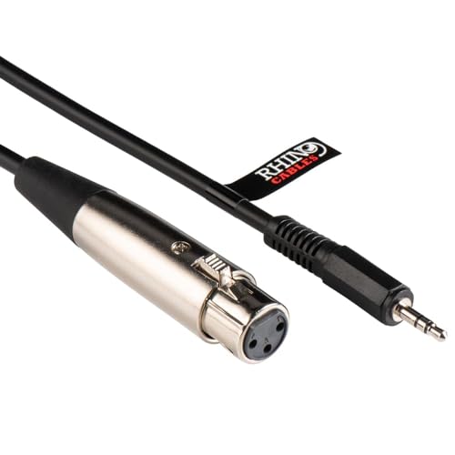 Rhinocables XLR to 3.5mm Microphone Adapter Cable