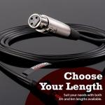 Rhinocables XLR to 3.5mm Audio Adapter Cable