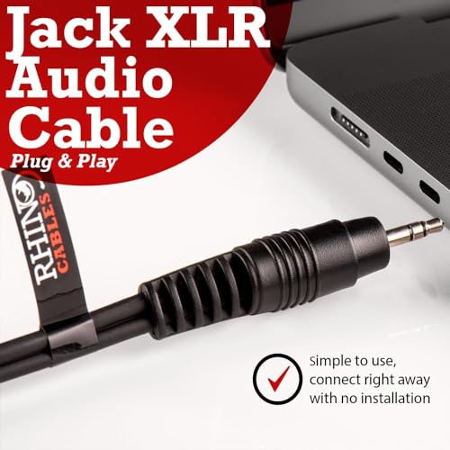Rhinocables XLR to 3.5mm Microphone Adapter Cable