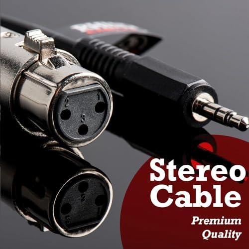 Rhinocables XLR to 3.5mm Microphone Adapter Cable