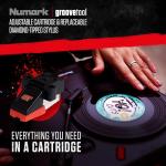 Numark Groove Tool - Adjustable Cartridge & Diamond Stylus