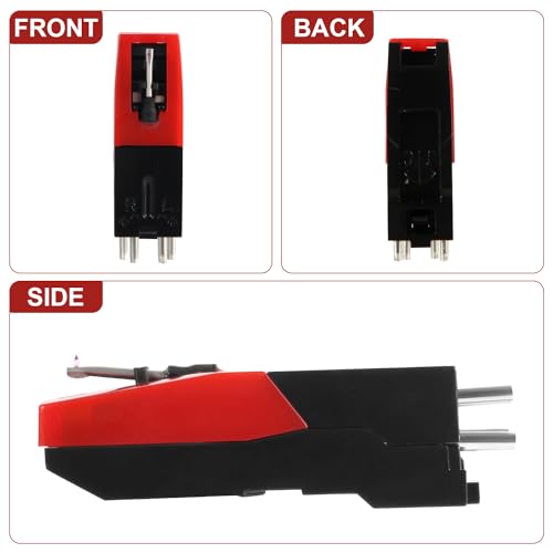 2-Pack Universal Turntable Cartridges with Diamond Stylus