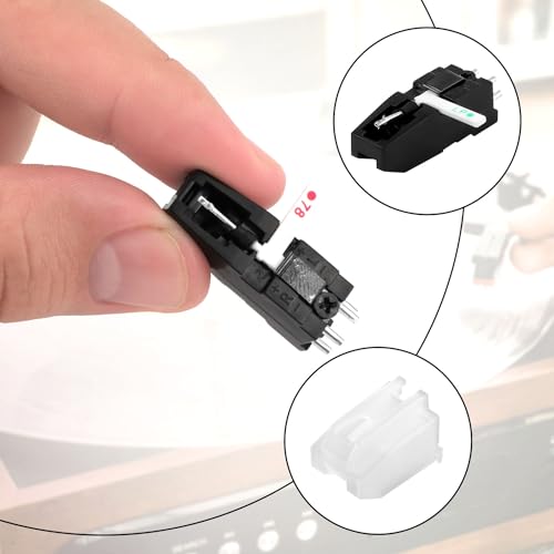 Dual-Side Turntable Cartridge with Diamond Tip