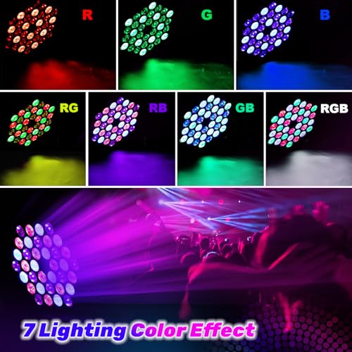 BrightWish 36 LED DJ Stage Disco Lights
