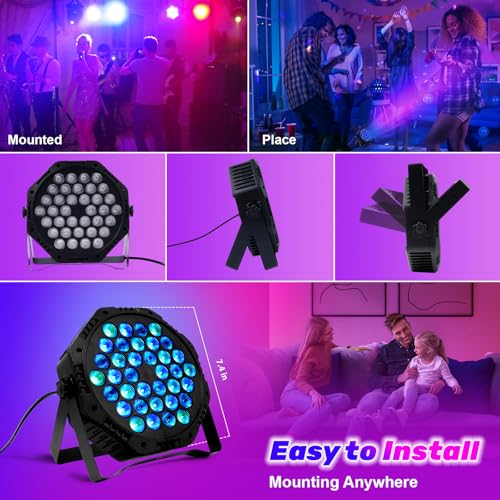 BrightWish 36 LED DJ Stage Disco Lights