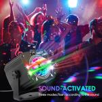 Nuision 2-in-1 DJ Disco Ball Party Lights