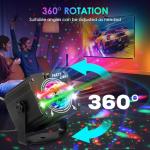 Nuision 2-in-1 DJ Disco Ball Party Lights