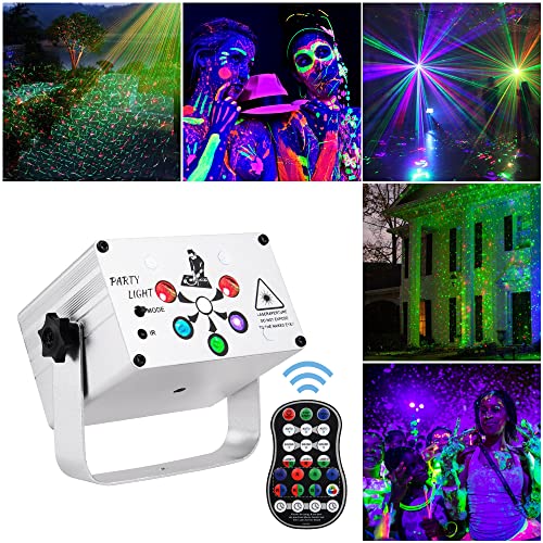 URAQT Sound Activated DJ Disco Lights with Remote