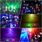 URAQT Sound Activated DJ Disco Lights with Remote