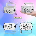 URAQT Sound Activated DJ Disco Lights with Remote