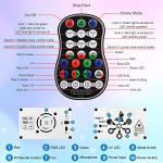 URAQT Sound Activated DJ Disco Lights with Remote