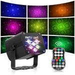 YAOBLUESEA Remote-Controlled DJ Party Strobe Light